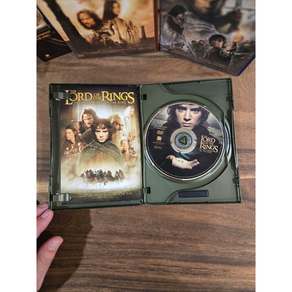 Lord of the Rings‎ Trilogy DVD Widescreen Edition Fellowship Two Towers Return - Picture 8 of 13
